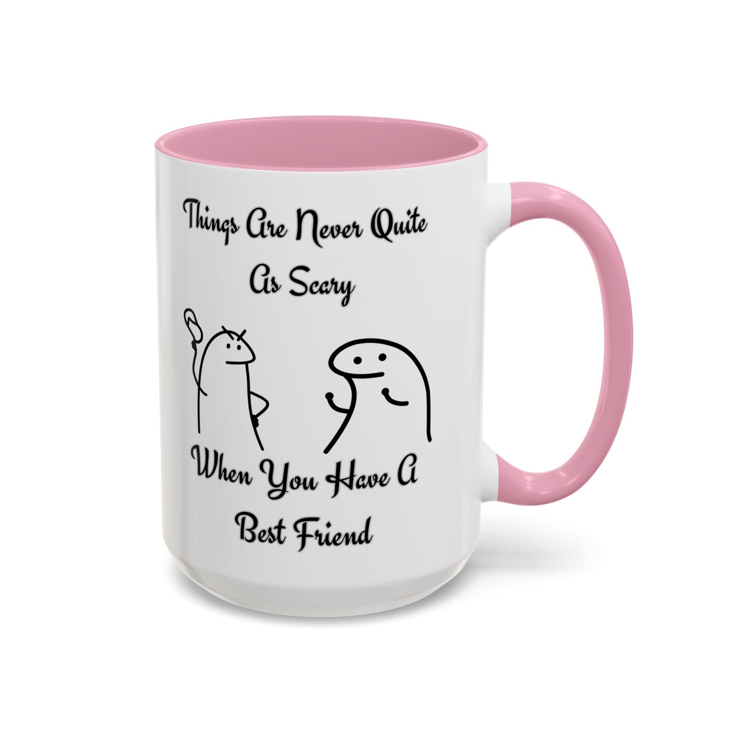 Best Friend Coffee Mug, Colorful Friendship Mug, Cute Gift for Friends