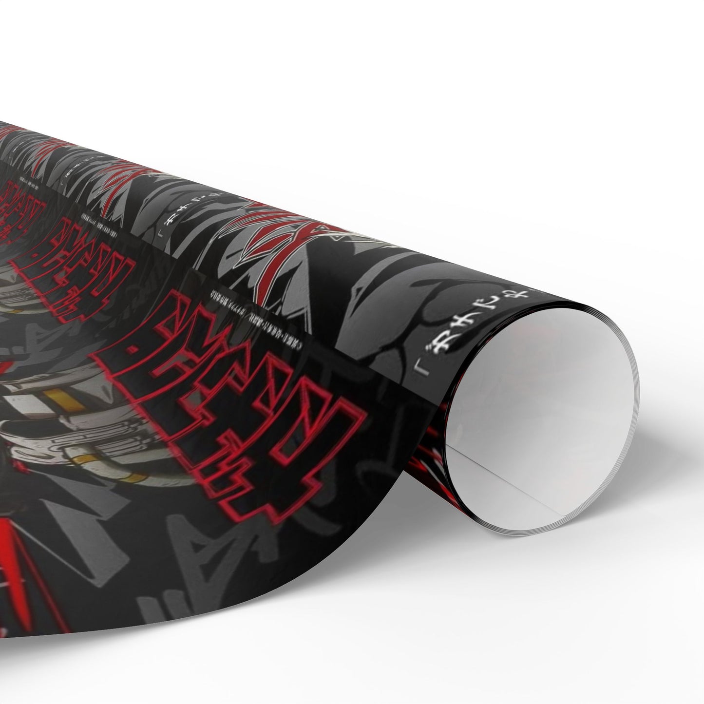 Gachiakuta Wrapping Paper | Gothic Red Black Graphic