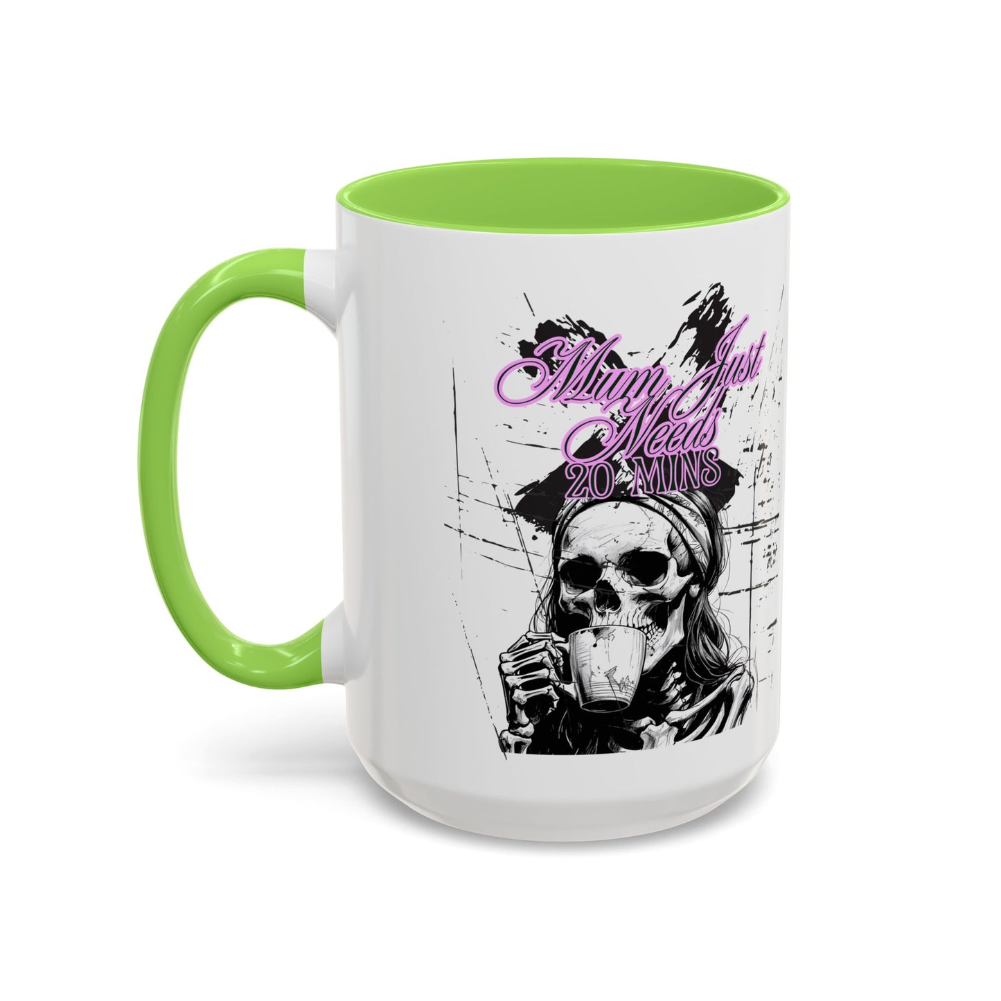 Mum Just Needs 20 min | Perfect for Coffee Lovers, Halloween Decor,
