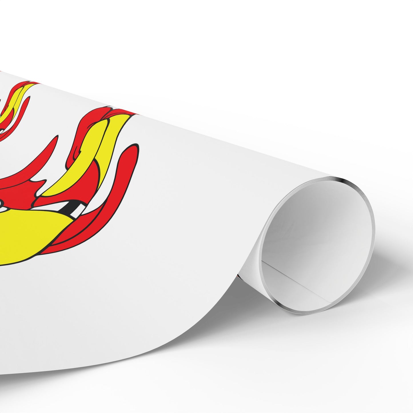 Flaming Taco Wrapping Paper Roll — Fun Fiesta Gift Wrap