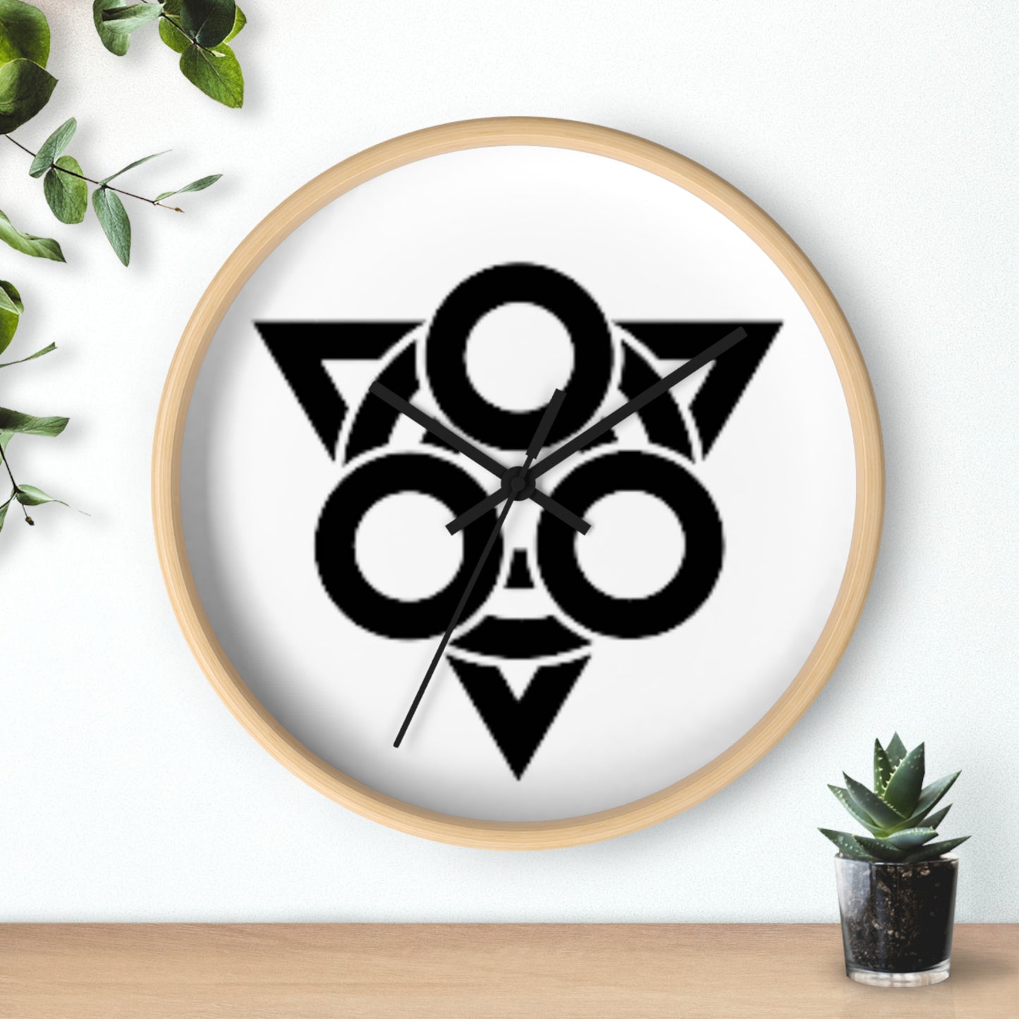 Gachiakuta Wall Clock | Geometric Minimalist Decor