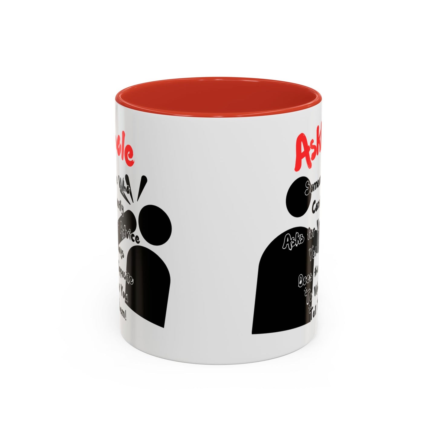 Humorous Askhole Coffee Mug, Funny Gift for Askholes, Quirky Tea Mug, Gift for Friends, Office Humor Mug