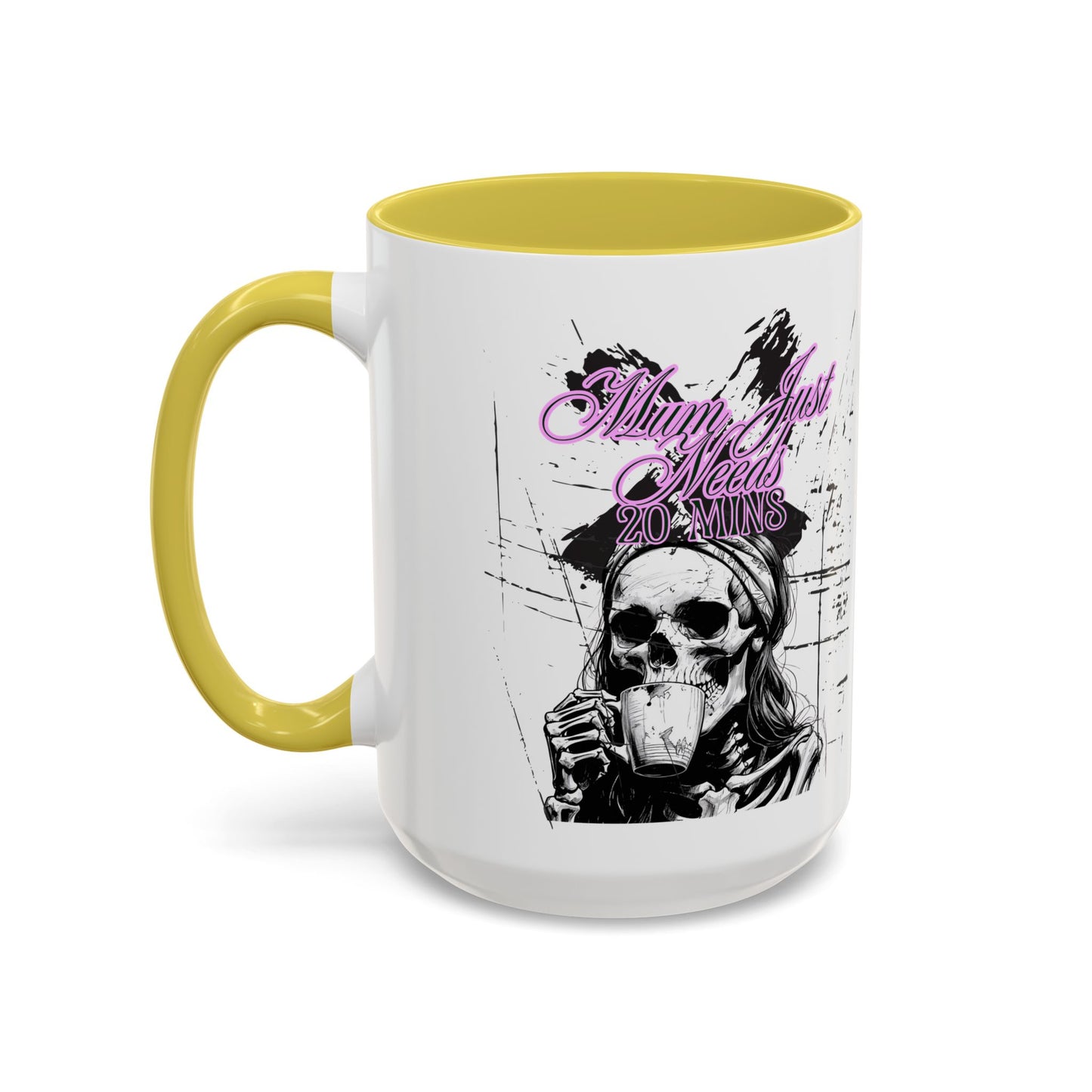 Mum Just Needs 20 min | Perfect for Coffee Lovers, Halloween Decor,