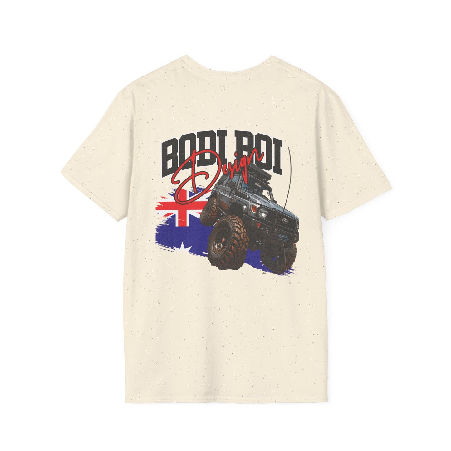 4x4 Offroad T-Shirt — "Bold Boy" Australia Flag Truck Graphic