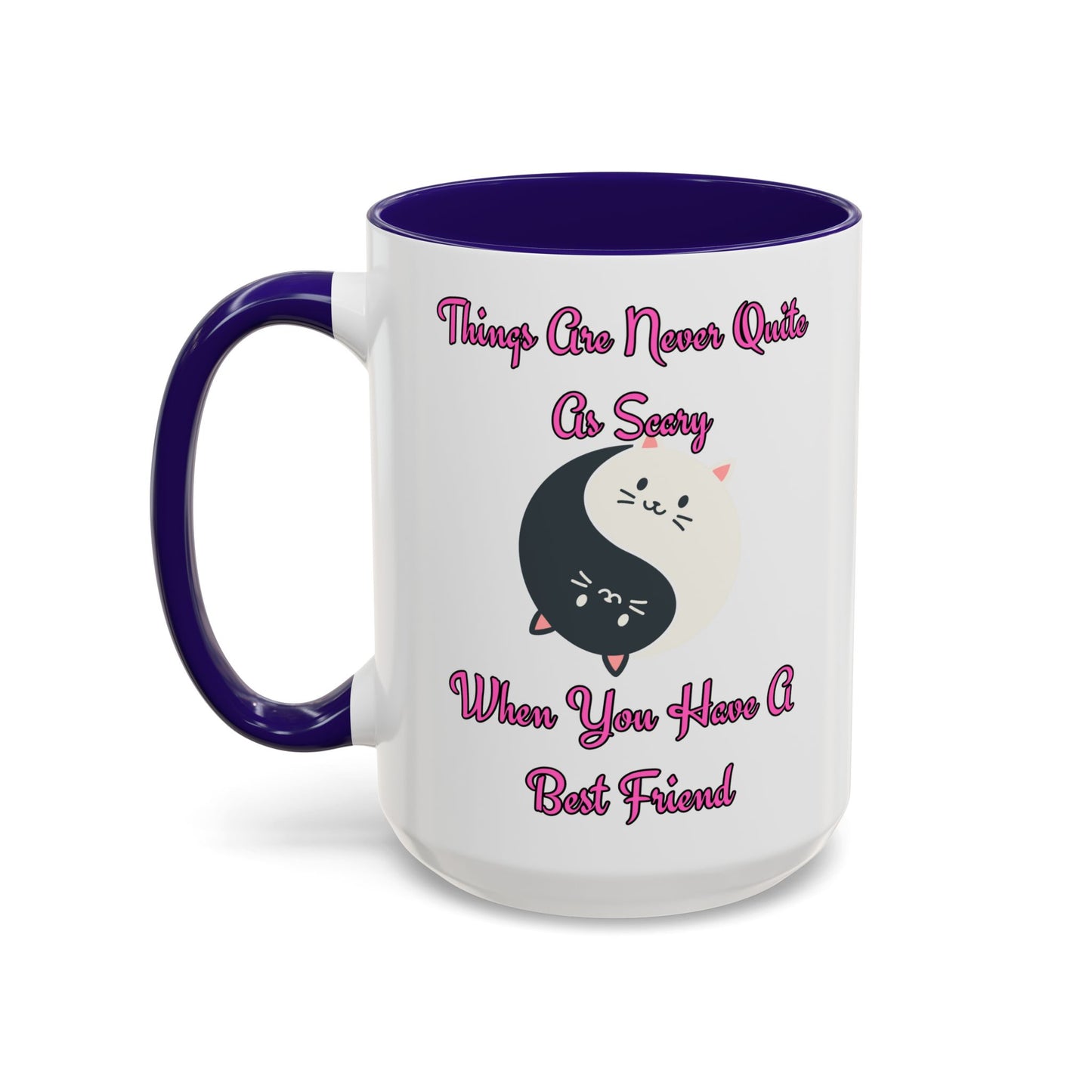 Cute Best Friend Coffee Mug Colorful Ceramic Mug for Friendship