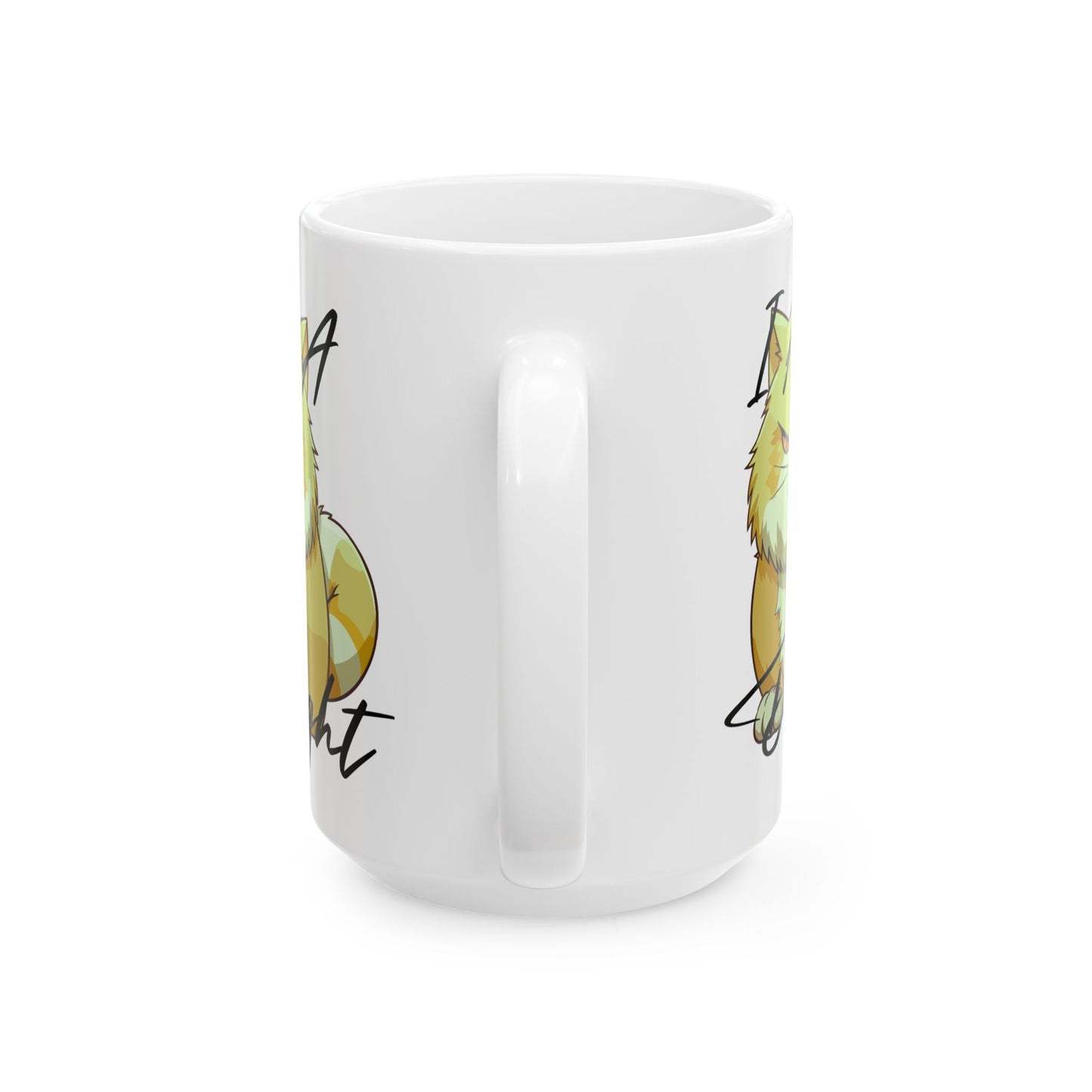 Paw-steely I'm a delight Cozy Cat Mug, Perfect Gift for Cat Lovers,
