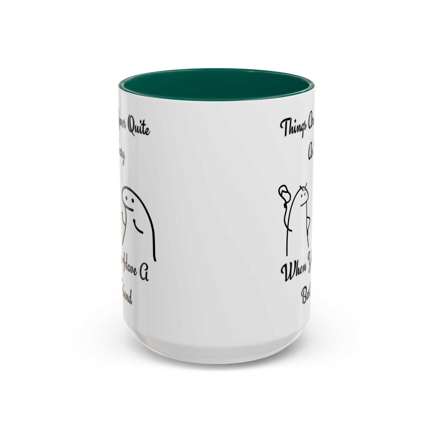 Best Friend Coffee Mug, Colorful Friendship Mug, Cute Gift for Friends