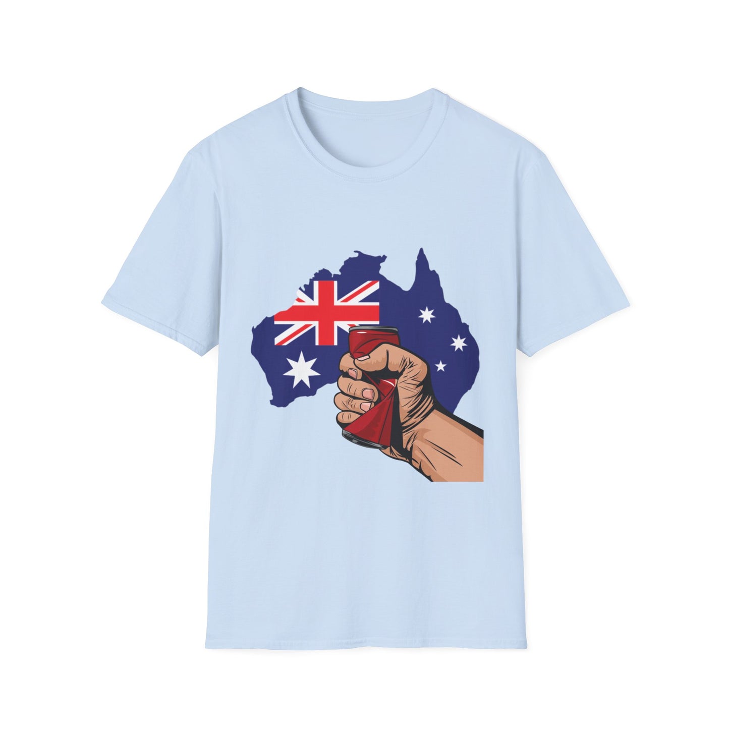 Australia Fist Flag T-Shirt — Patriotic Aussie Pride Tee