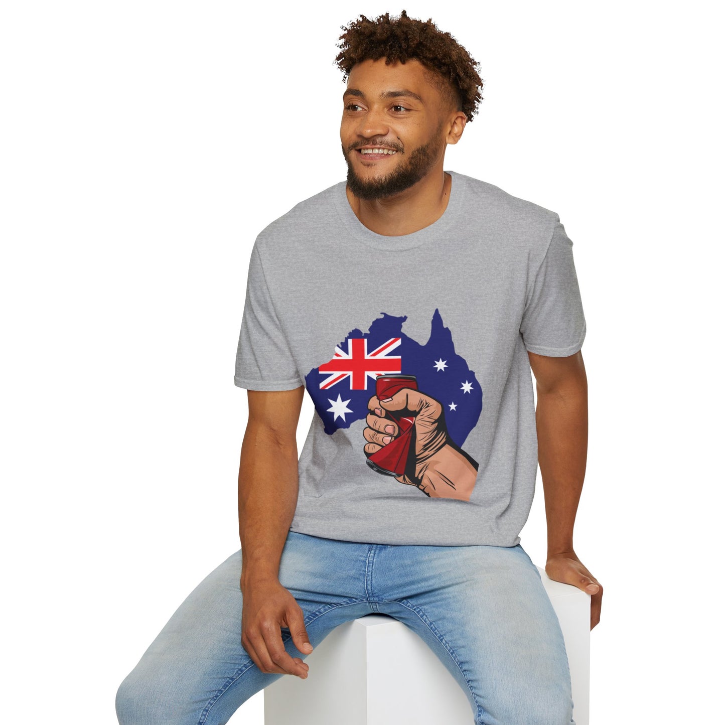 Australia Fist Flag T-Shirt — Patriotic Aussie Pride Tee