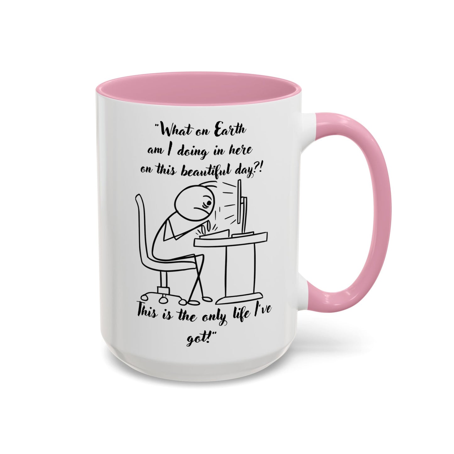 What am I doing here Coffee Mug | Fun Gift for Cat Lovers,