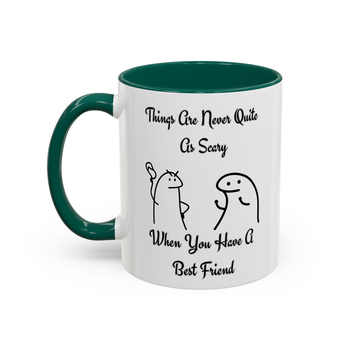 Best Friend Coffee Mug, Colorful Friendship Mug, Cute Gift for Friends