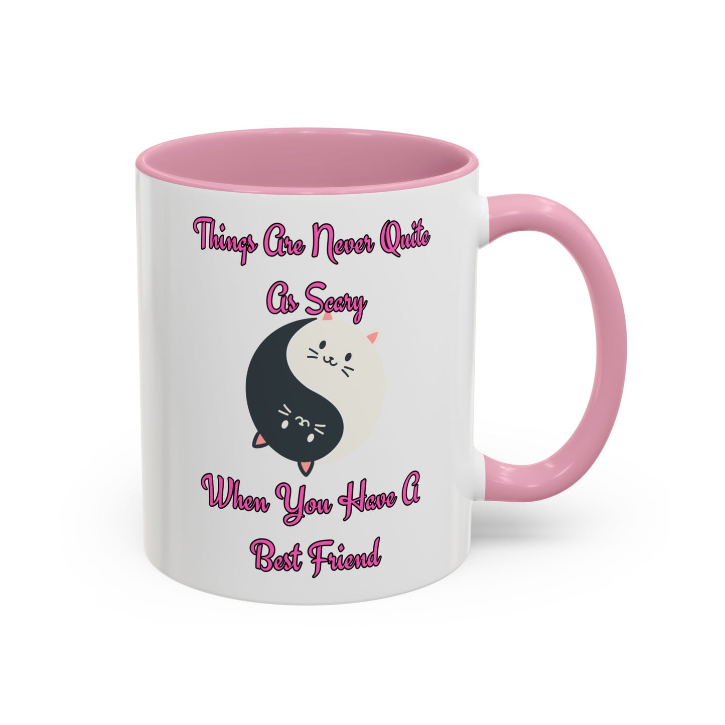 Cute Best Friend Coffee Mug Colorful Ceramic Mug for Friendship