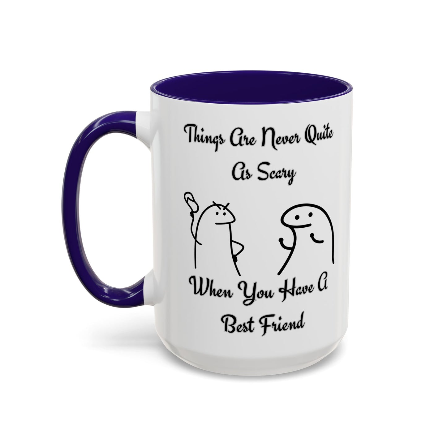 Best Friend Coffee Mug, Colorful Friendship Mug, Cute Gift for Friends