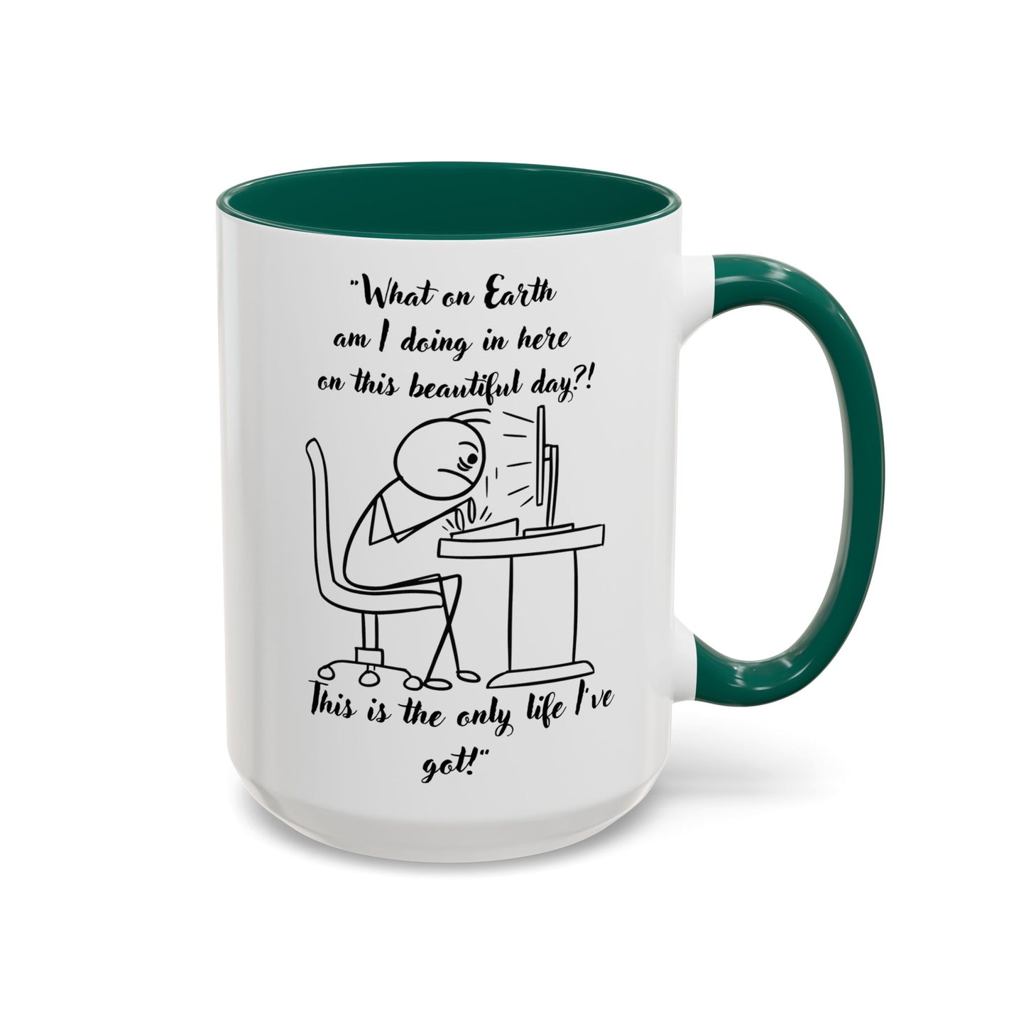 What am I doing here Coffee Mug | Fun Gift for Cat Lovers,