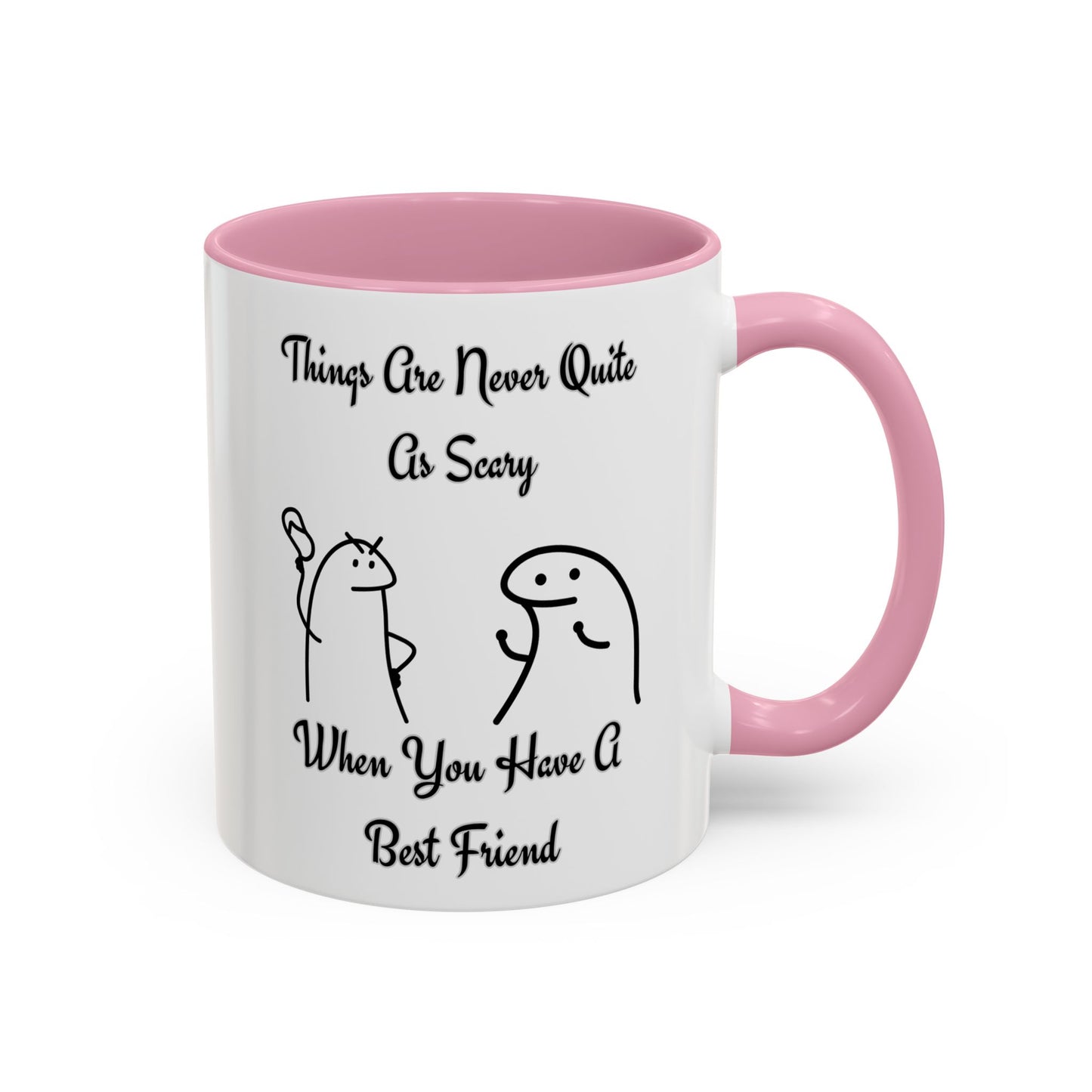 Best Friend Coffee Mug, Colorful Friendship Mug, Cute Gift for Friends