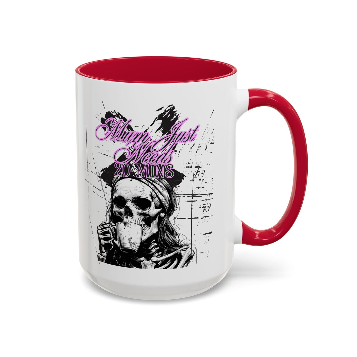 Mum Just Needs 20 min | Perfect for Coffee Lovers, Halloween Decor,
