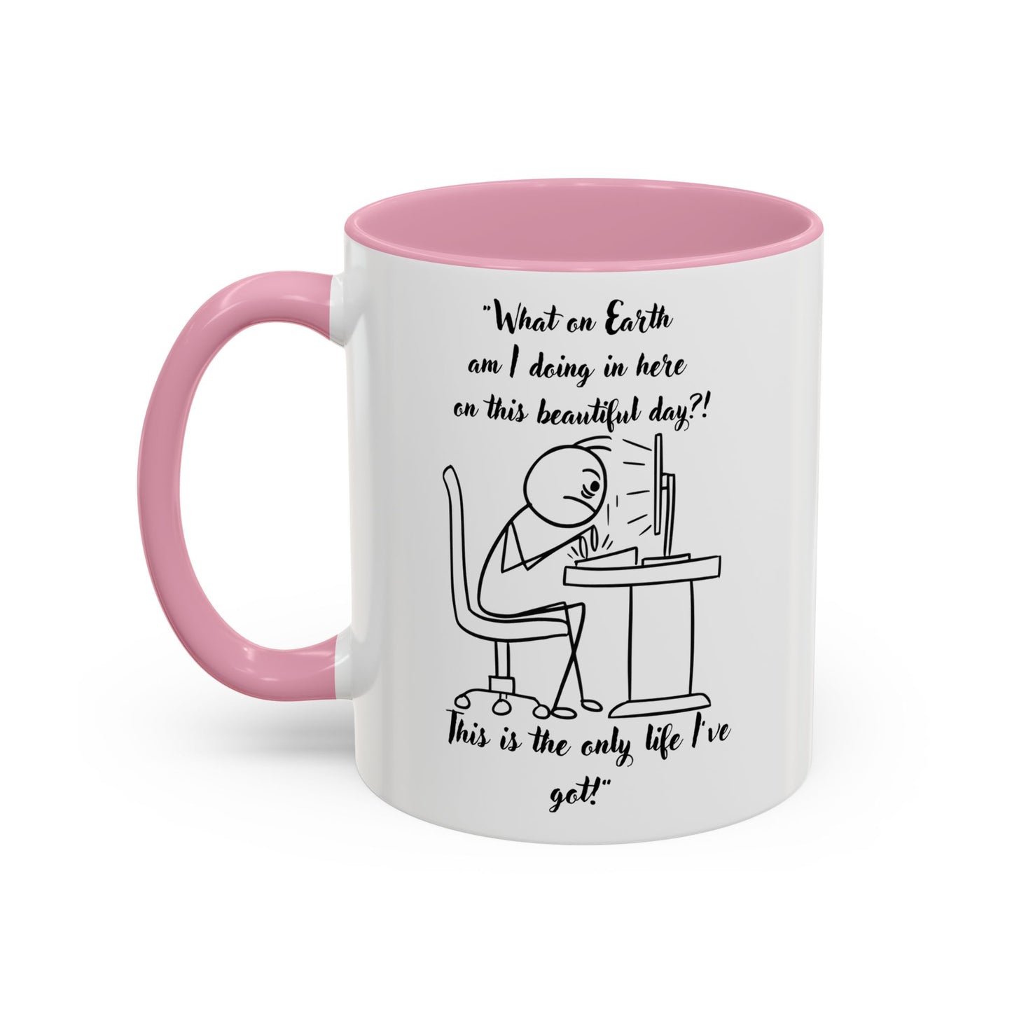 What am I doing here Coffee Mug | Fun Gift for Cat Lovers,