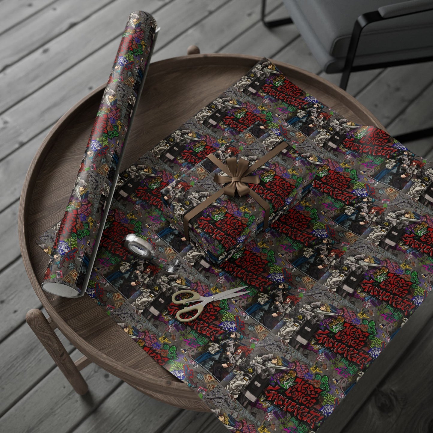 Gachiakuta Wrapping Papers | Street Art Gift Wrap Roll