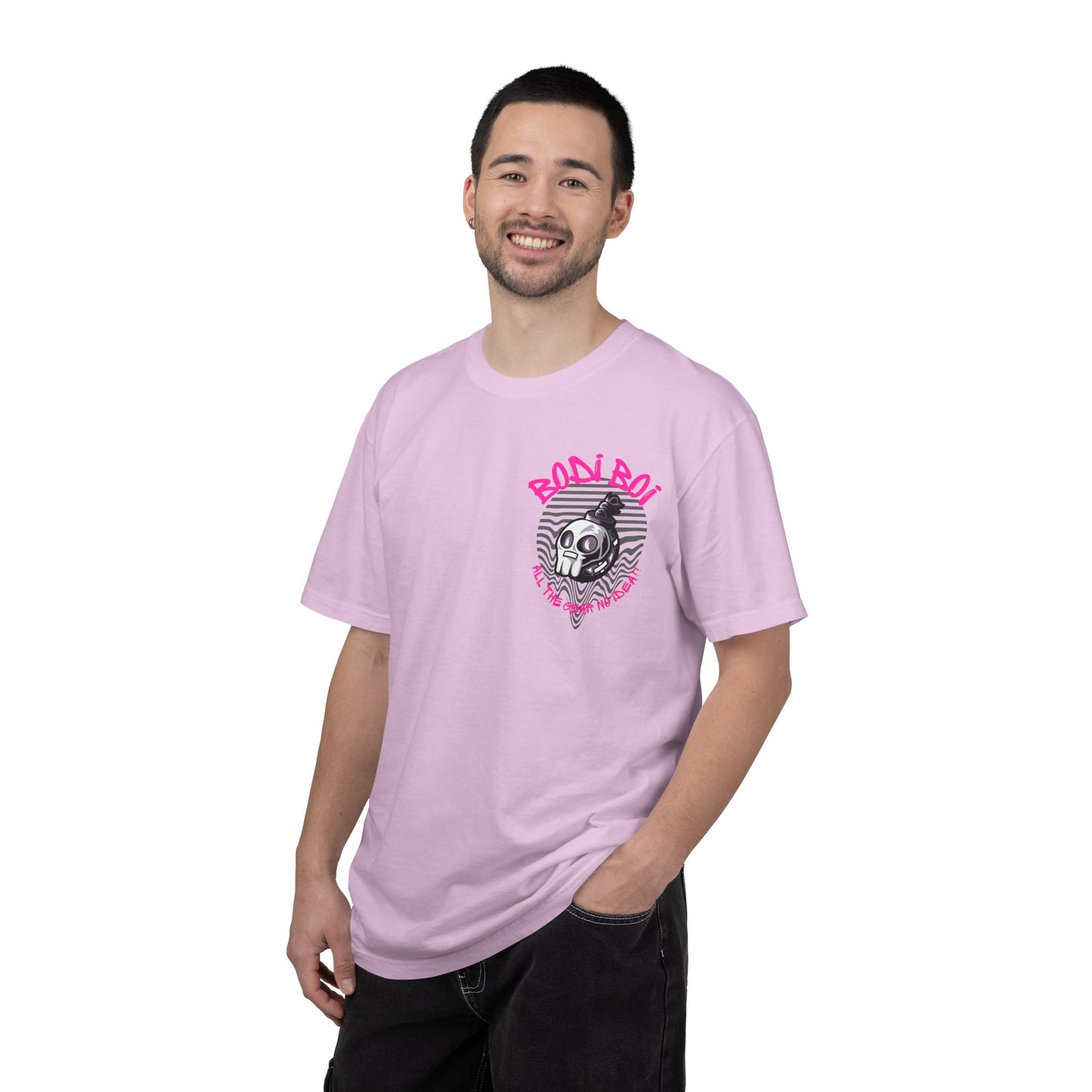 Bodi Boi Skull Graphic Unisex T-Shirt | Edgy Streetwear, Gothic Tee, Gift for Him, Halloween Apparel, Casual Wear