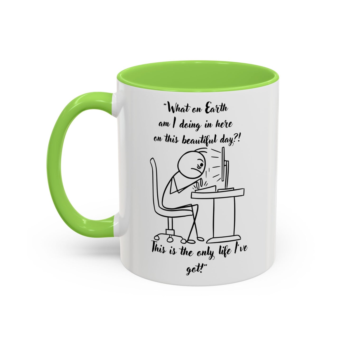 What am I doing here Coffee Mug | Fun Gift for Cat Lovers,