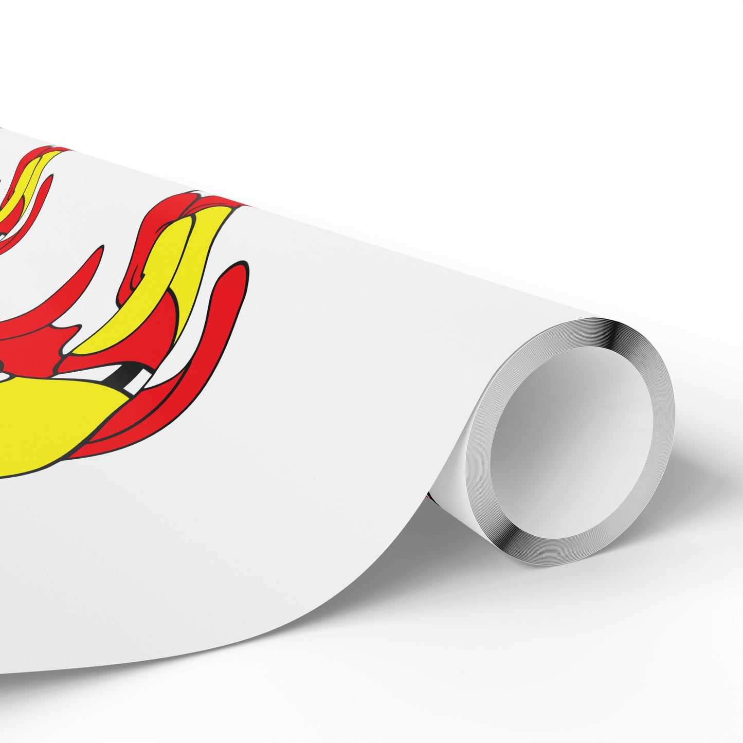 Flaming Taco Wrapping Paper Roll — Fun Fiesta Gift Wrap