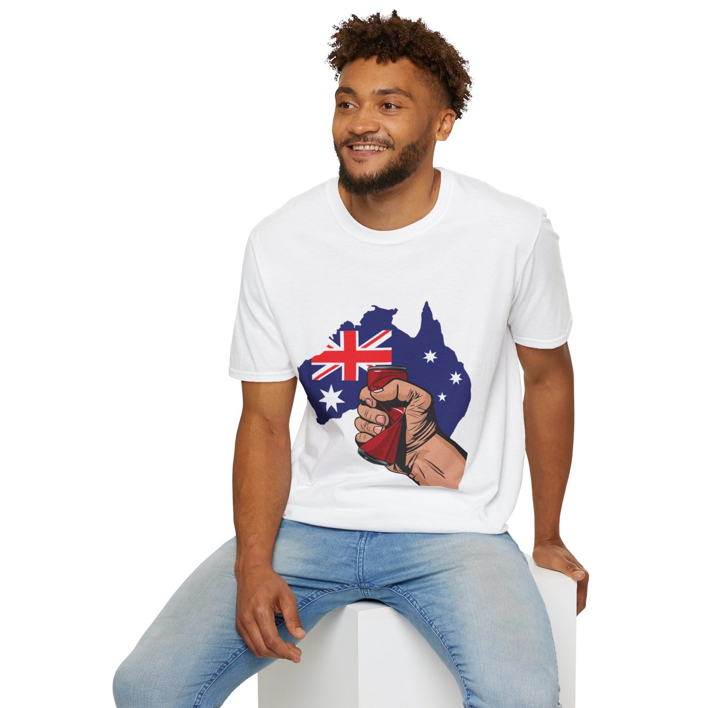 Australia Fist Flag T-Shirt — Patriotic Aussie Pride Tee