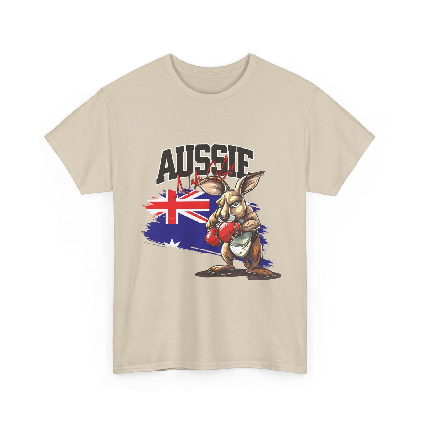 Aussie Boxing Kangaroo T-Shirt – Australian Flag Graphic Tee