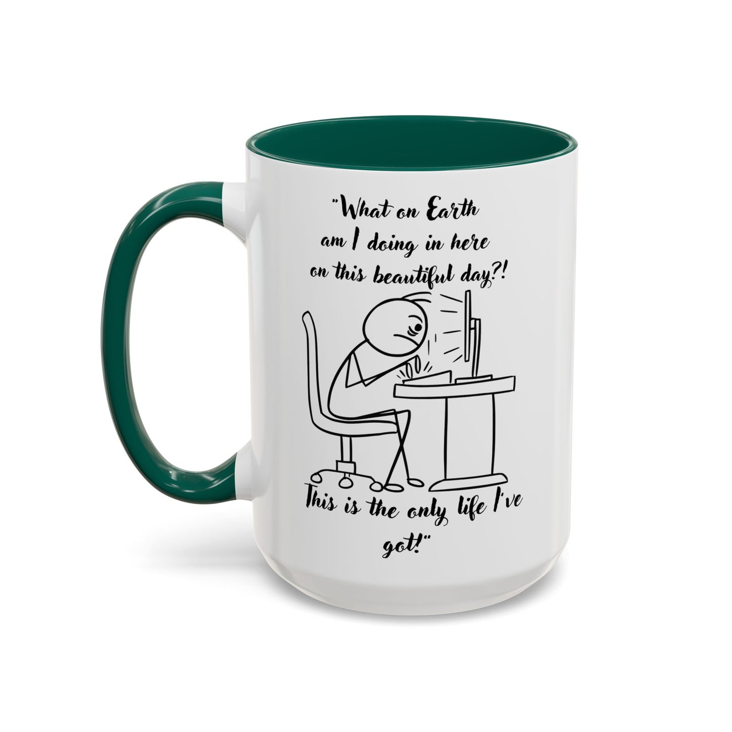What am I doing here Coffee Mug | Fun Gift for Cat Lovers,