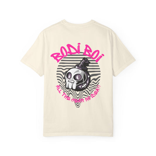 Bodi Boi Skull Graphic Unisex T-Shirt | Edgy Streetwear, Gothic Tee, Gift for Him, Halloween Apparel, Casual Wear