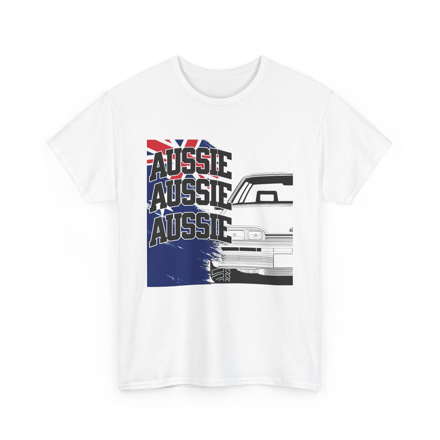 Aussie Aussie Aussie Tee — Australian Flag Retro Graphic T‑Shirt