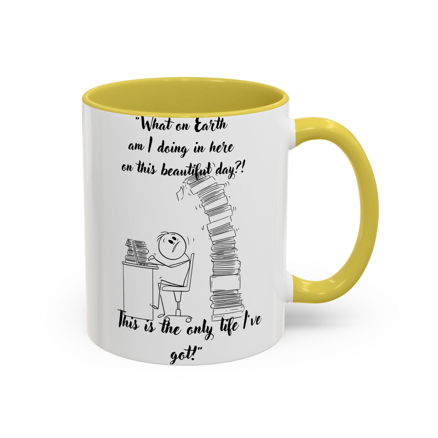 What am I doing here  Coffee Mug - Perfect for Writers, Students, and Book