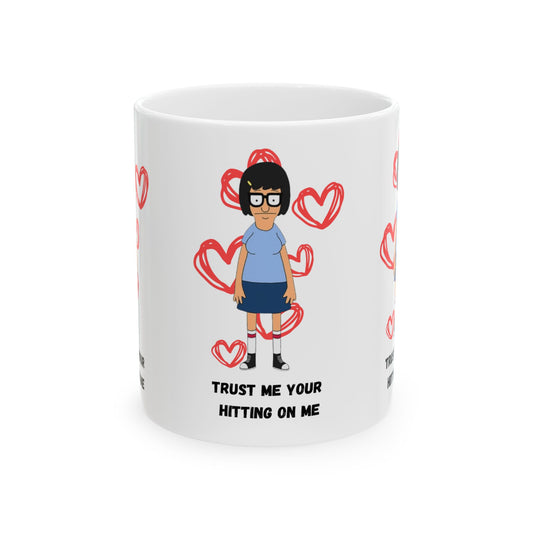 Humorous Ceramic Mug  Funny Gift for Coffee Lovers