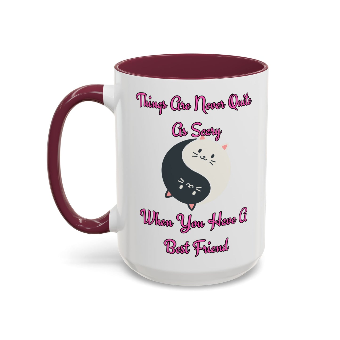 Cute Best Friend Coffee Mug | Colorful Ceramic Mug for Friendship | Gift for Besties, Birthdays, Friendship Day, Cute Mug