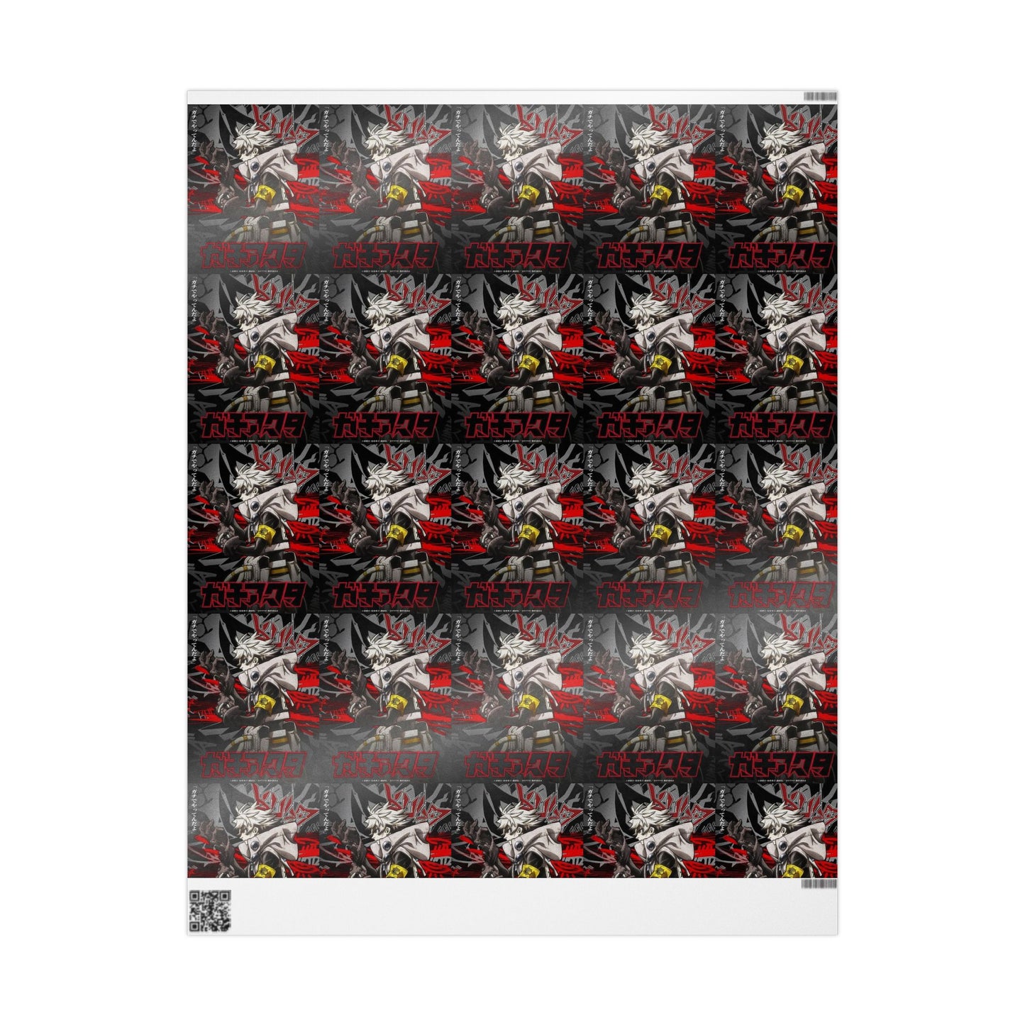 Gachiakuta Wrapping Paper | Gothic Red Black Graphic