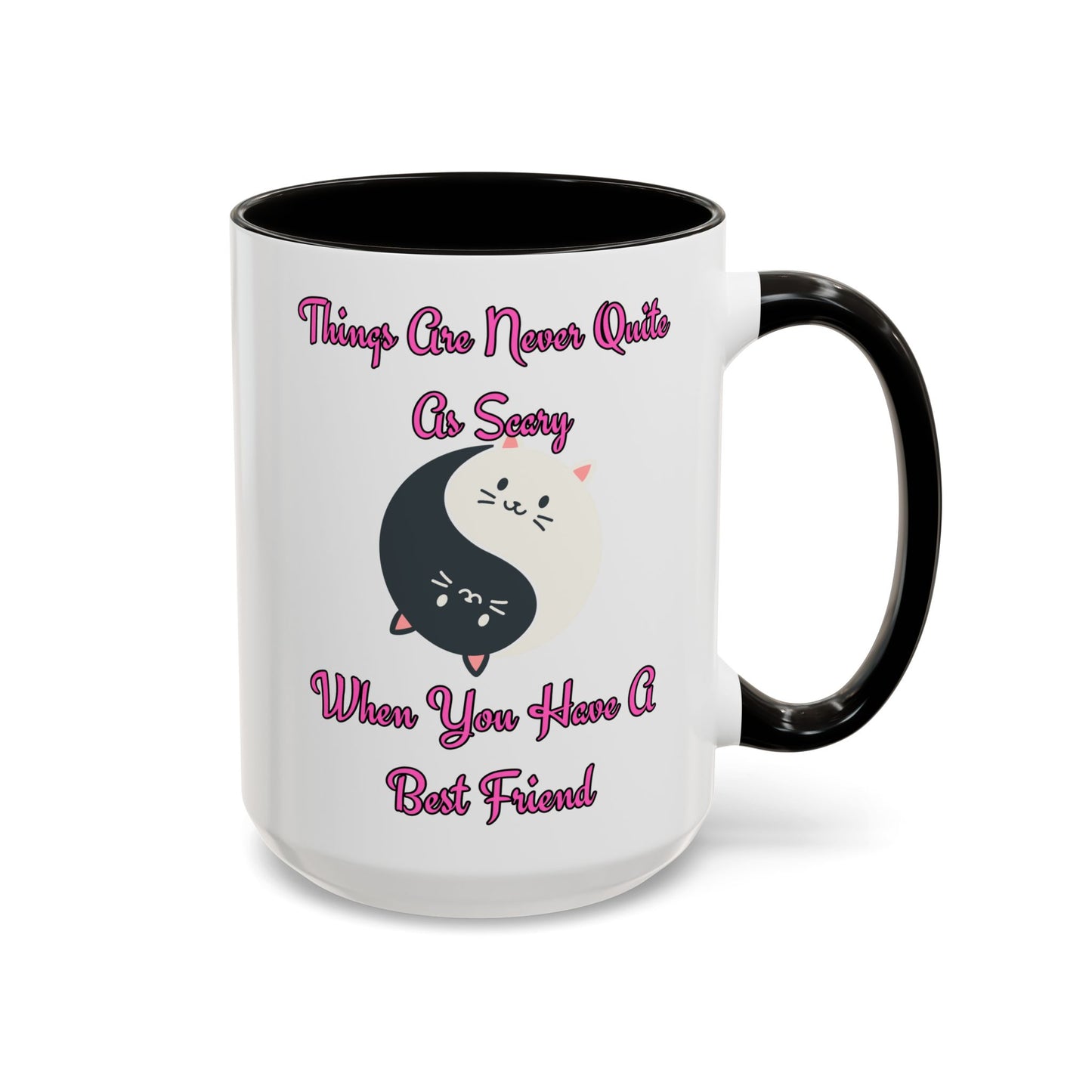 Cute Best Friend Coffee Mug Colorful Ceramic Mug for Friendship