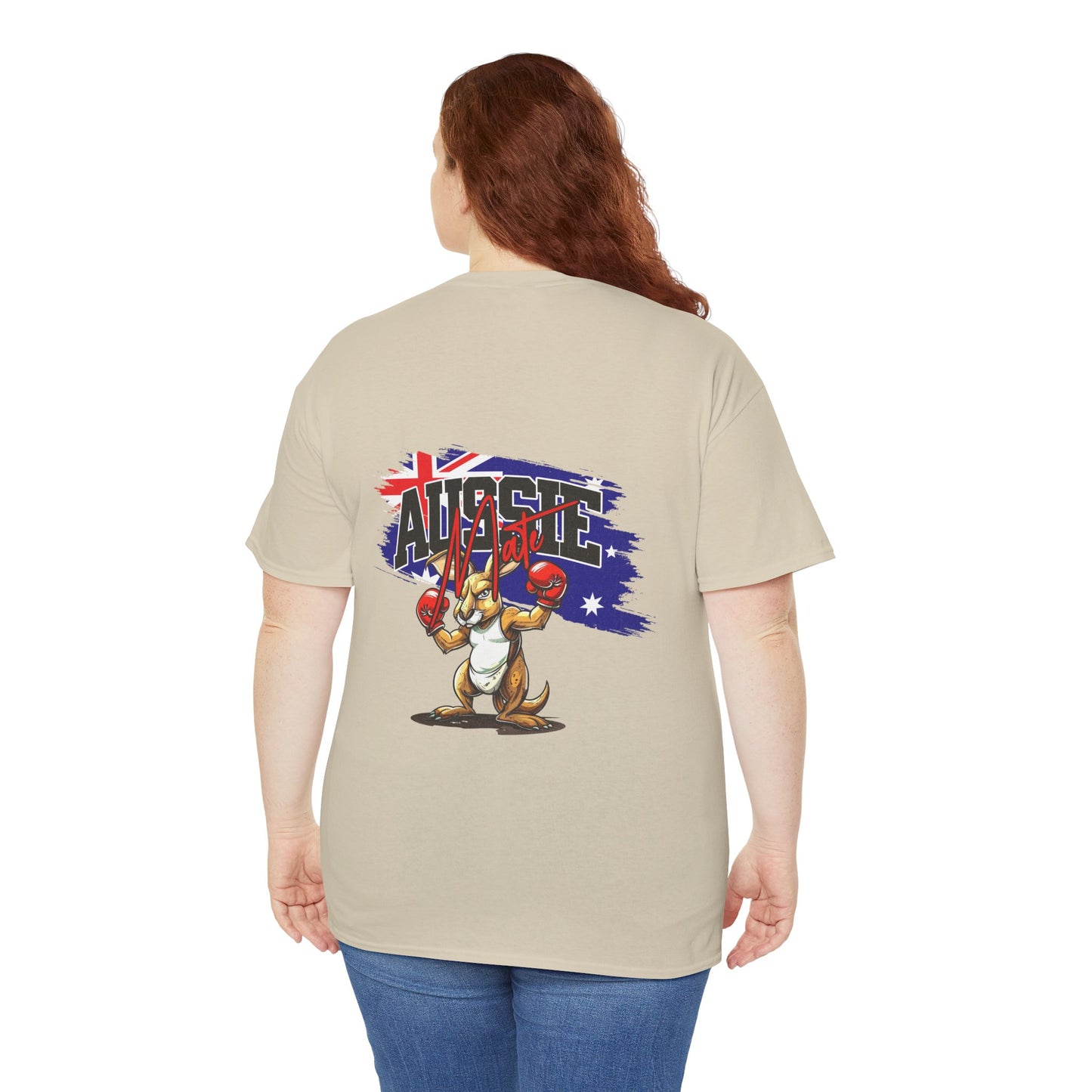Aussie Boxing Kangaroo T-Shirt — Australia Flag Graphic Tee