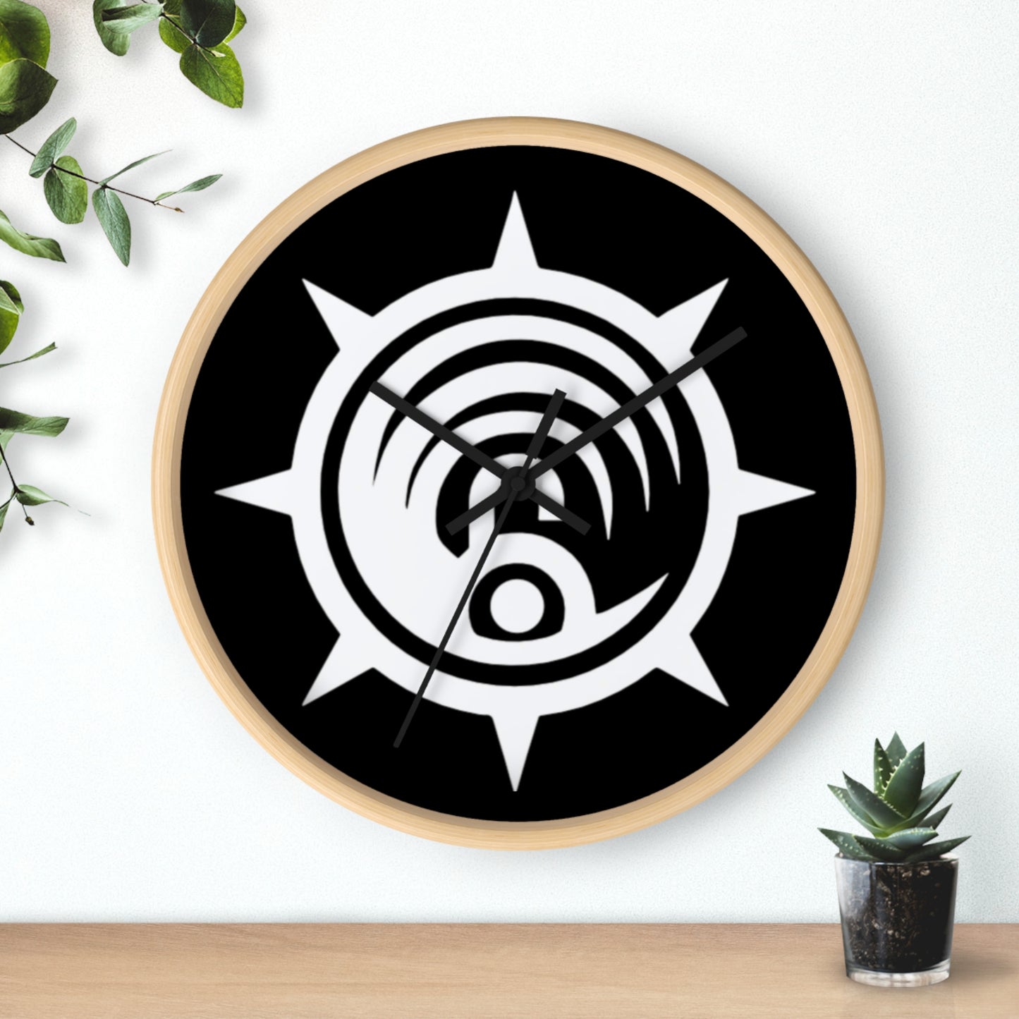 Gachiakuta Wall Clock | Nautical Black and White