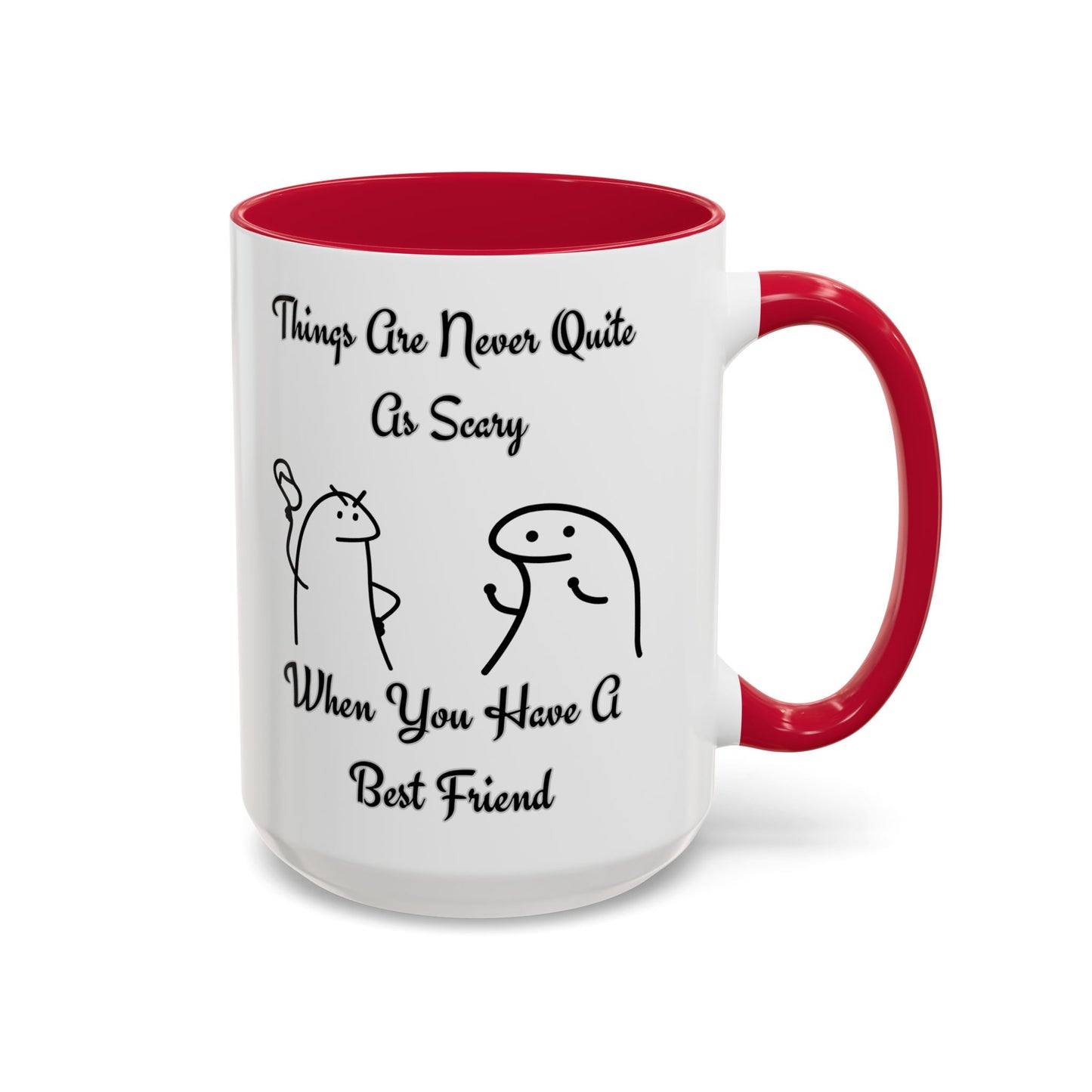Best Friend Coffee Mug, Colorful Friendship Mug, Cute Gift for Friends