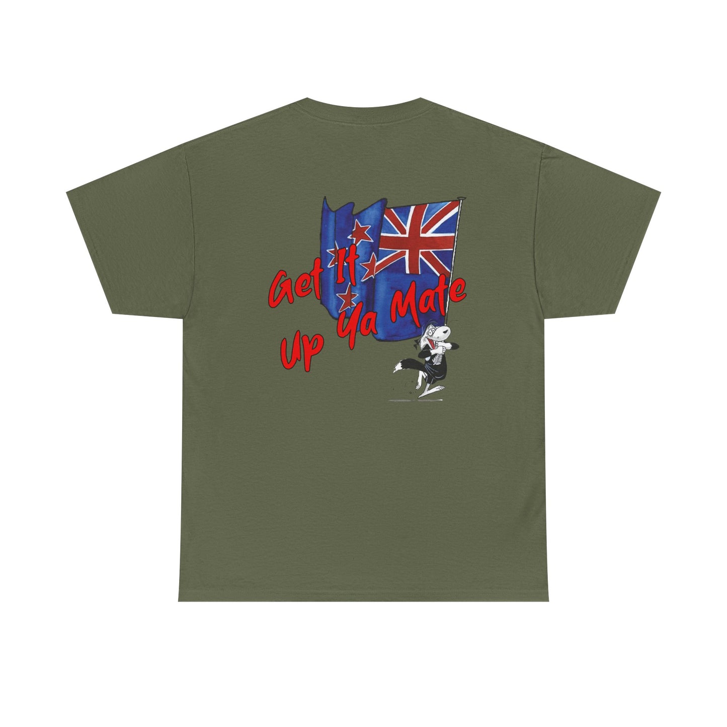 Get It Up Ya Mate T‑Shirt – Retro Aussie Flag Graphic Tee
