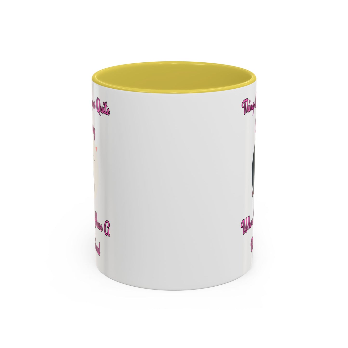 Cute Best Friend Coffee Mug Colorful Ceramic Mug for Friendship