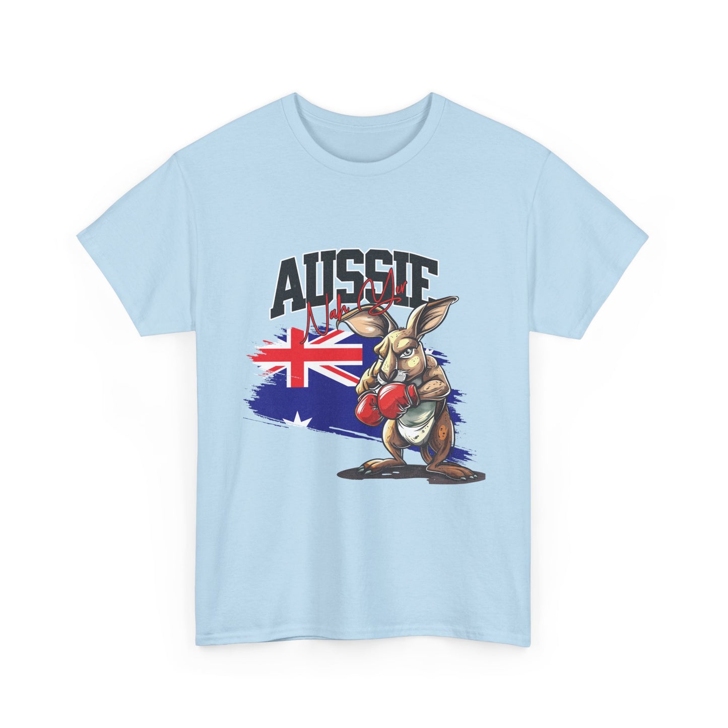 Aussie Boxing Kangaroo T-Shirt – Australian Flag Graphic Tee
