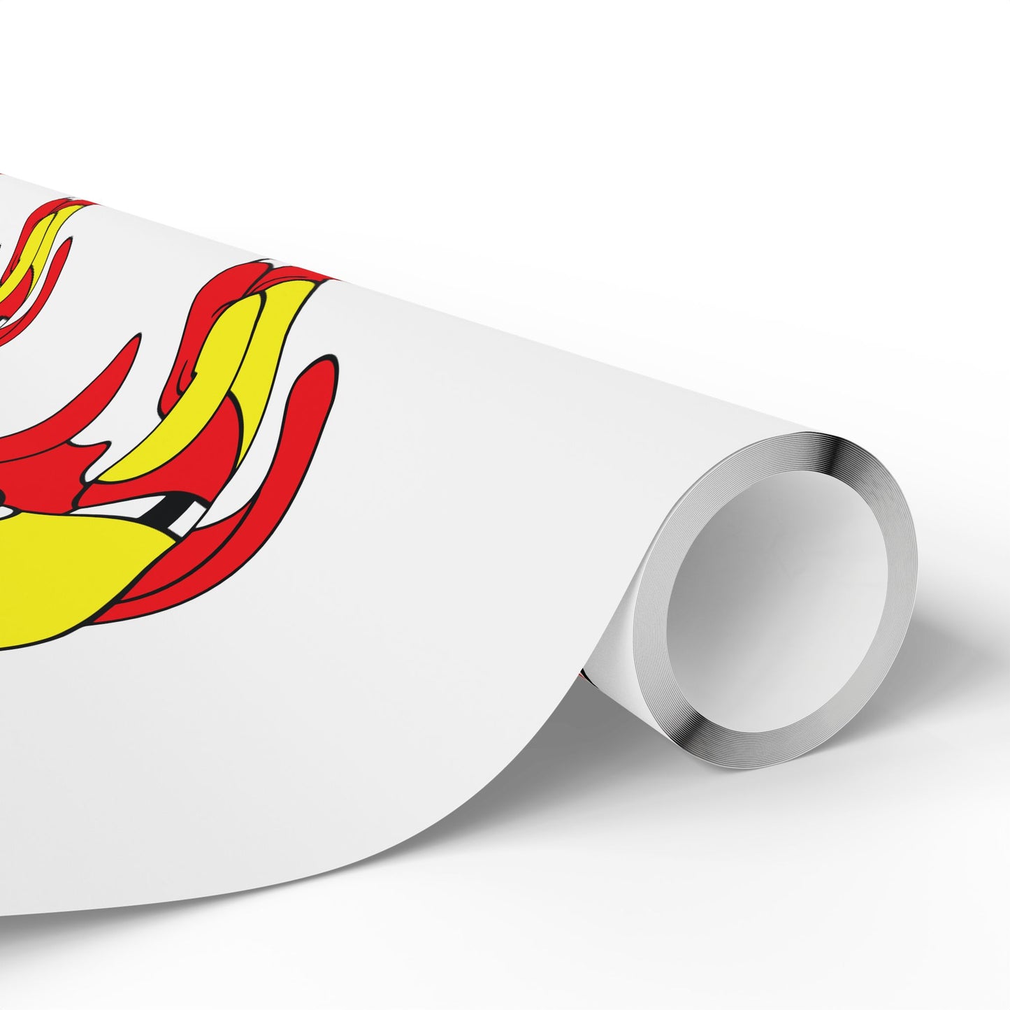 Flaming Taco Wrapping Paper Roll — Fun Fiesta Gift Wrap