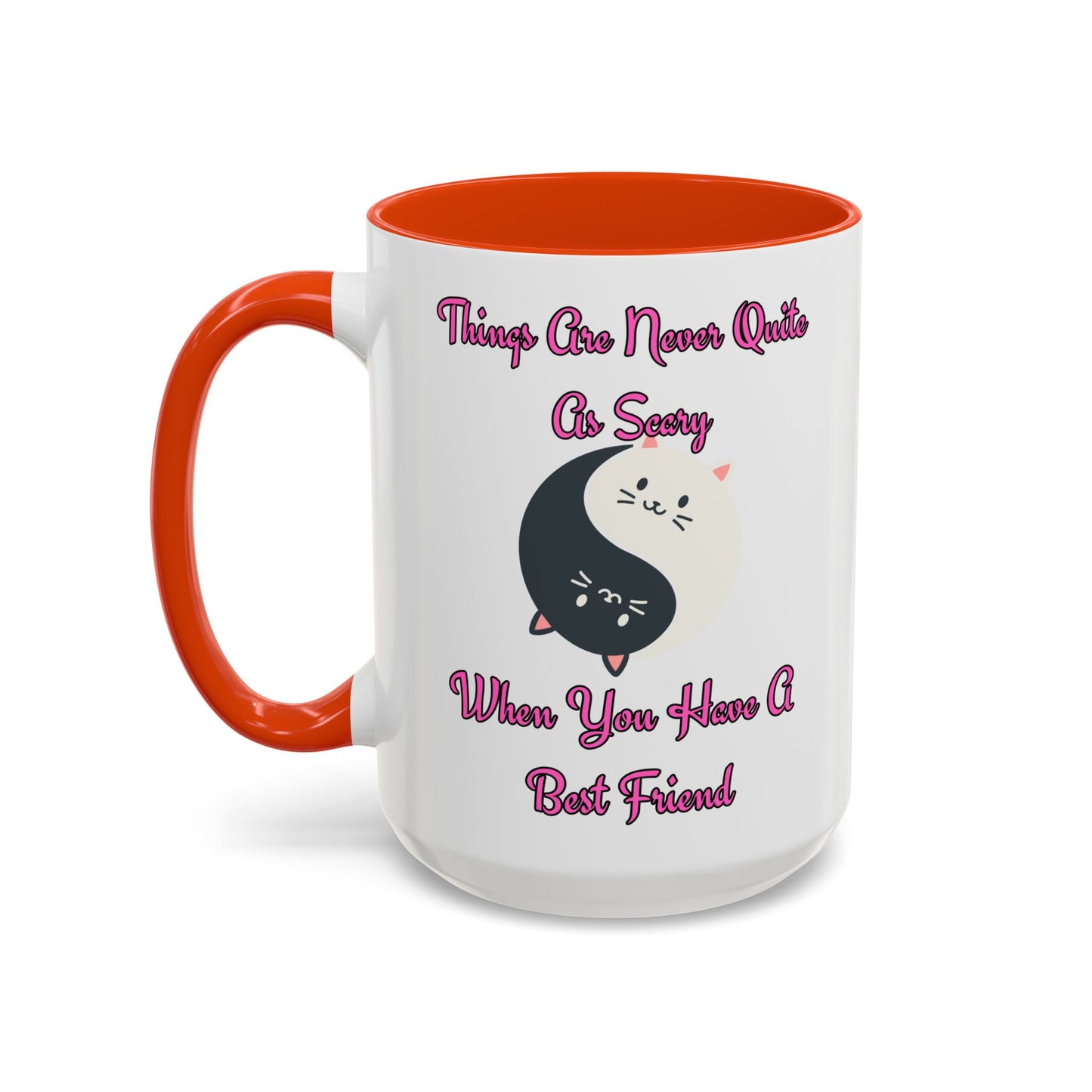 Cute Best Friend Coffee Mug Colorful Ceramic Mug for Friendship