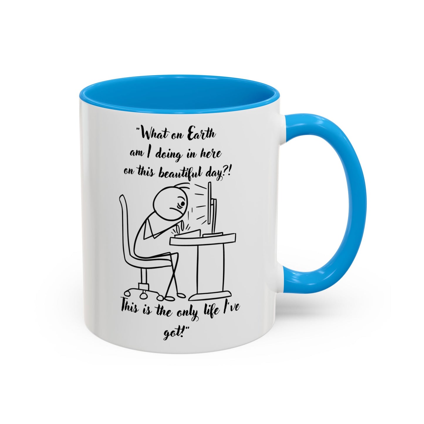 What am I doing here Coffee Mug | Fun Gift for Cat Lovers,