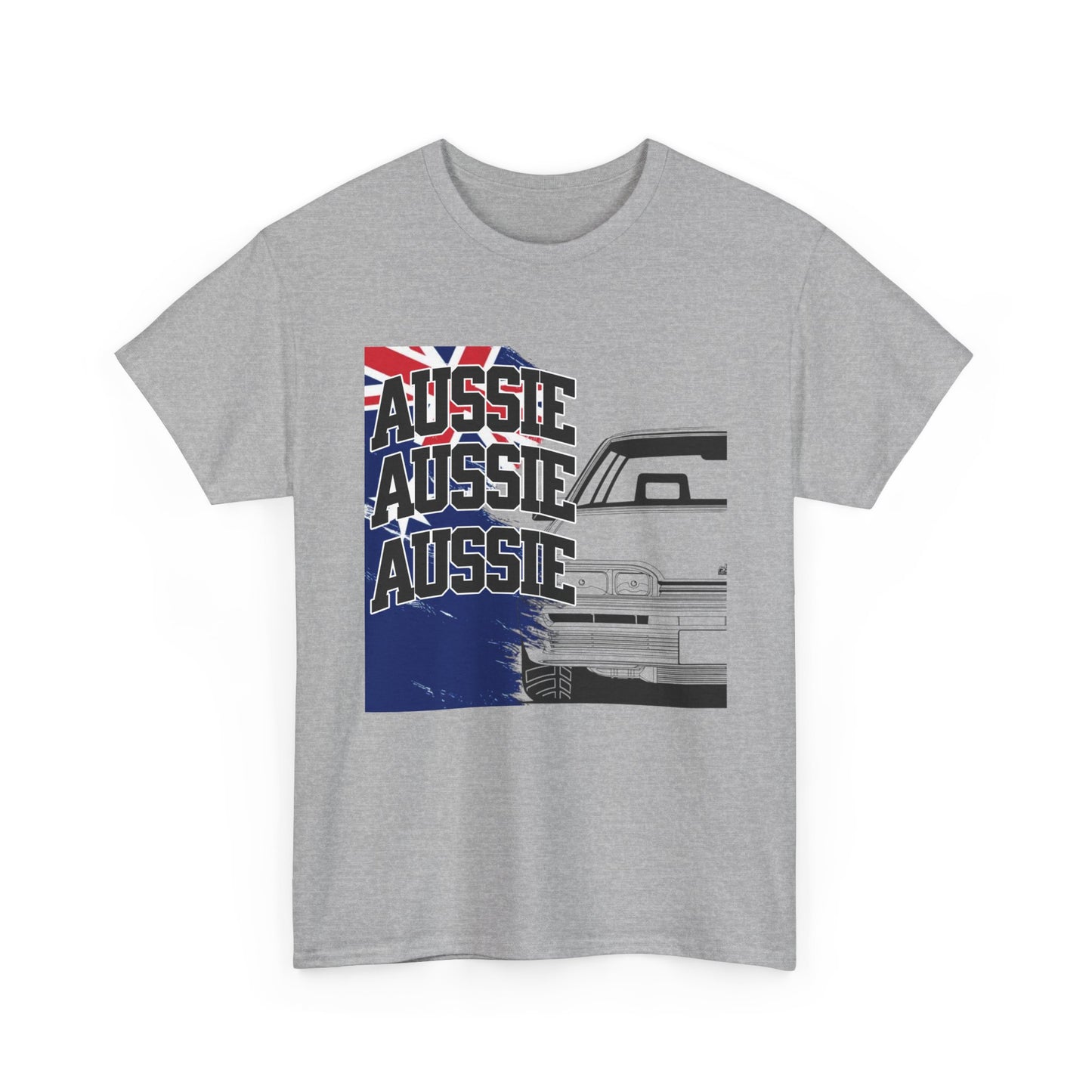 Aussie Aussie Aussie Tee — Australian Flag Retro Graphic T‑Shirt