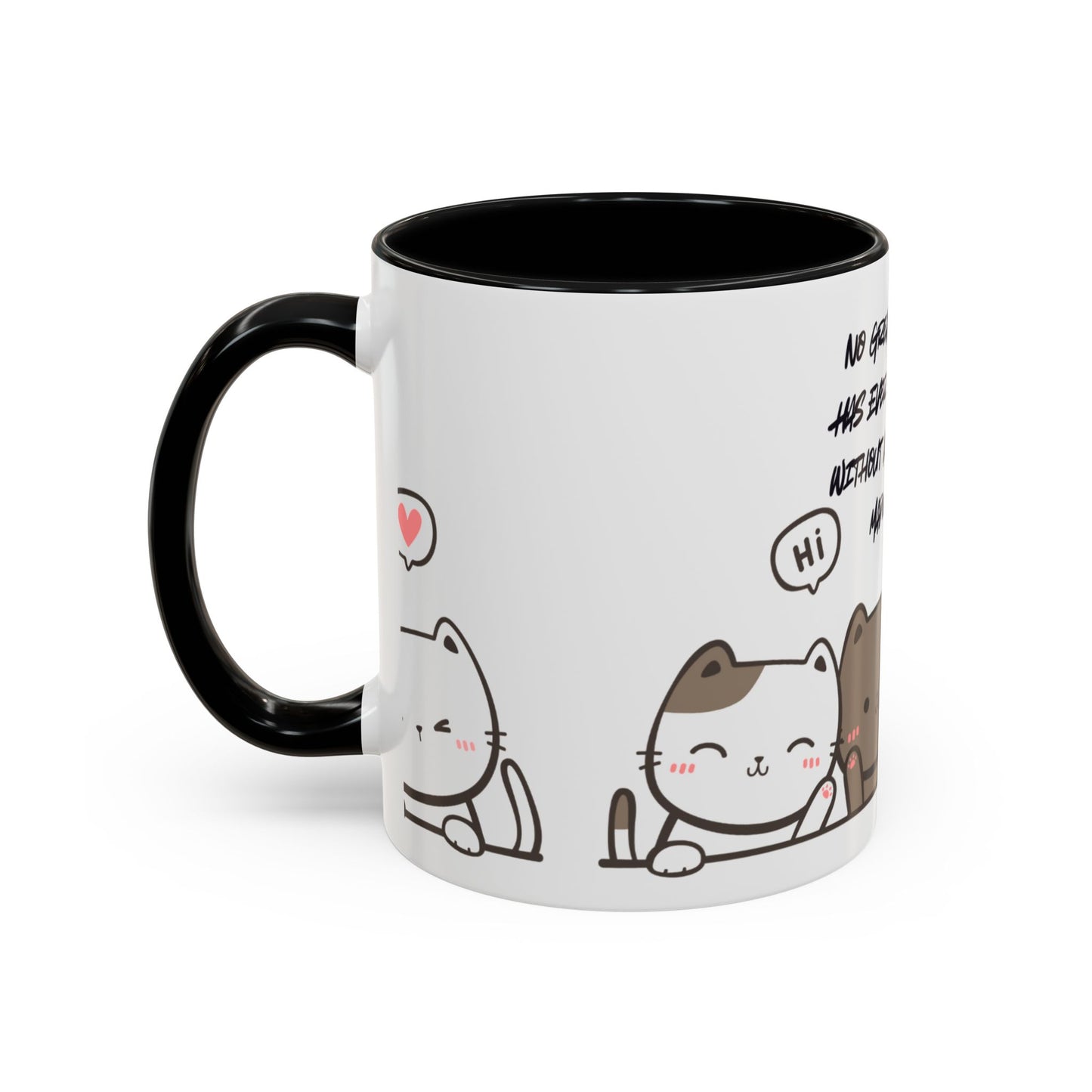 Cute Cat Quote Coffee Mug, Cat Lover Gift, Fun Kitchen Decor, Office Mug,