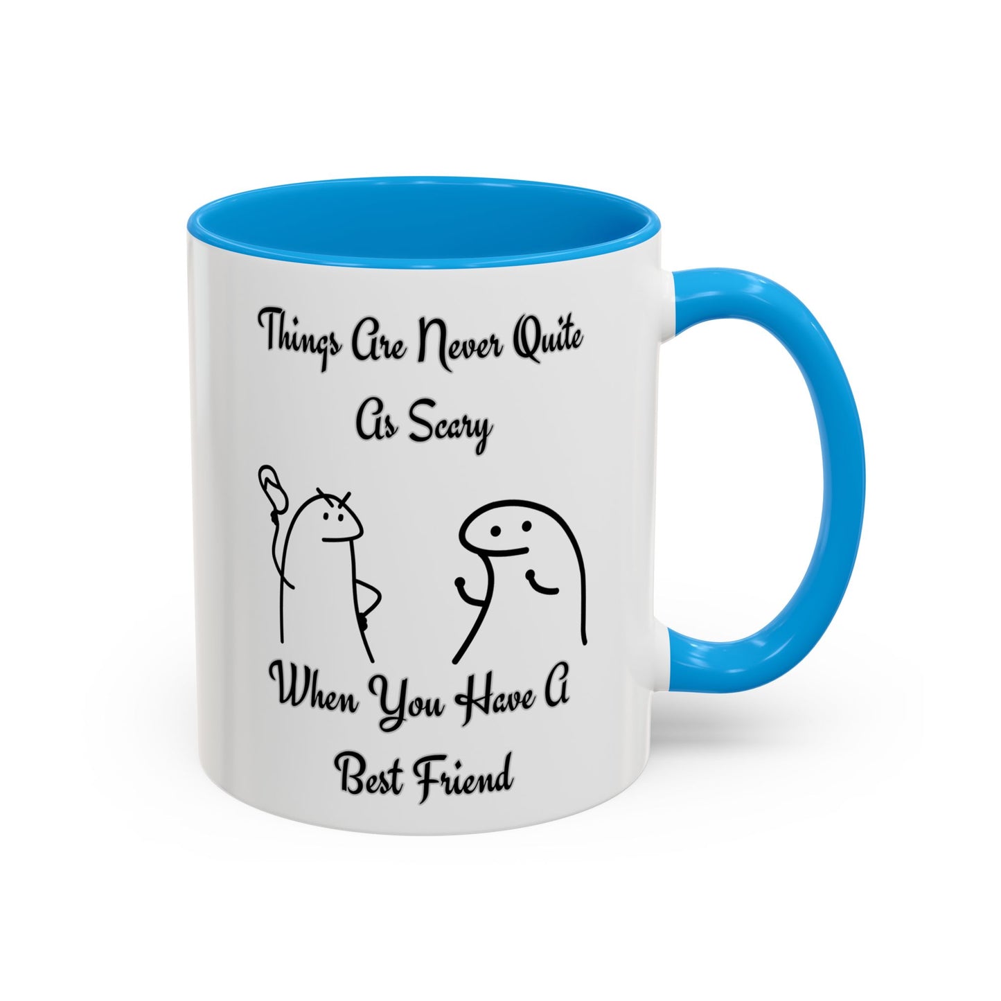 Best Friend Coffee Mug, Colorful Friendship Mug, Cute Gift for Friends