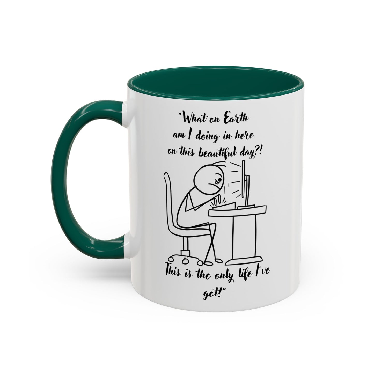 What am I doing here Coffee Mug | Fun Gift for Cat Lovers,