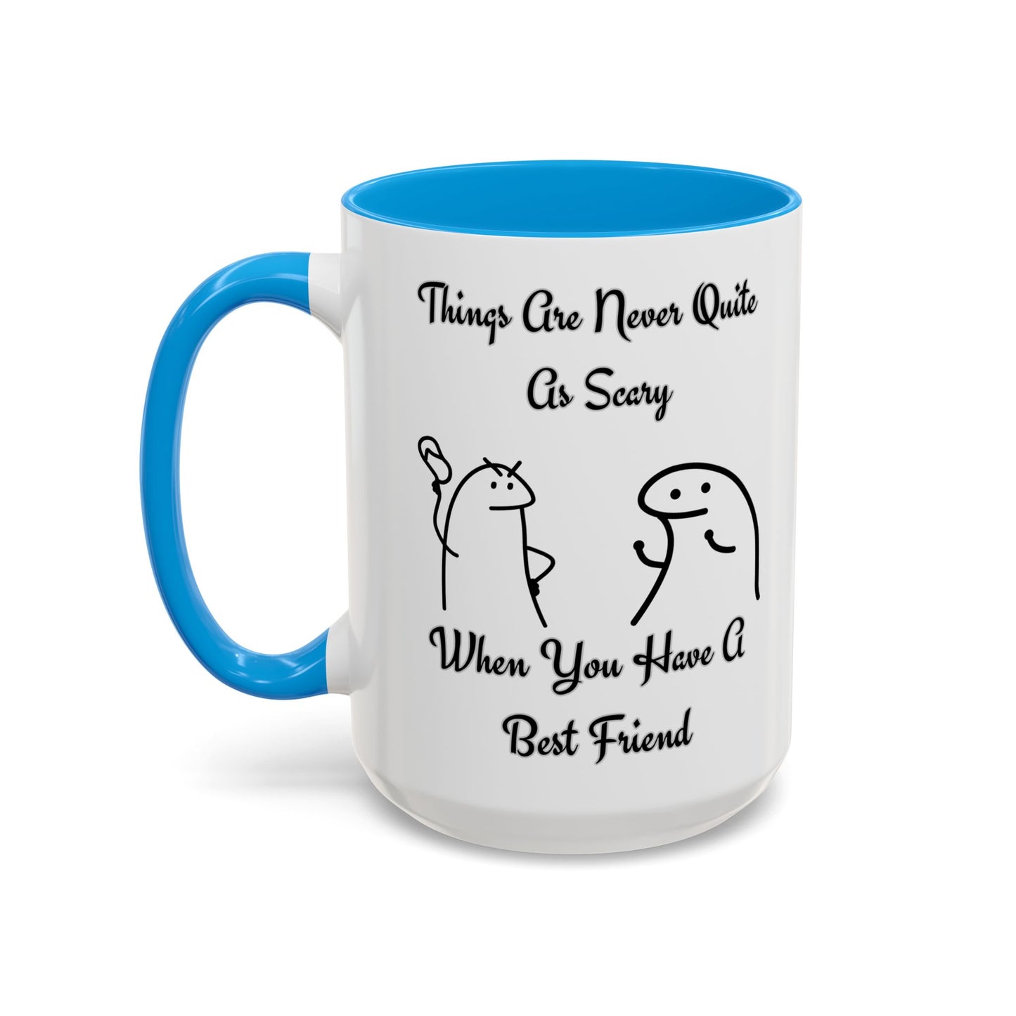 Best Friend Coffee Mug, Colorful Friendship Mug, Cute Gift for Friends