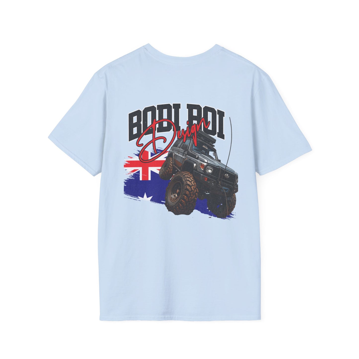 4x4 Offroad T-Shirt — "Bold Boy" Australia Flag Truck Graphic